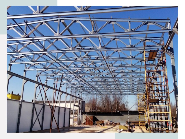 Строительство цехов в Бирск от 624 руб. под ключ