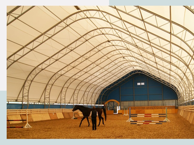 Строительство конных манежей в Бирске