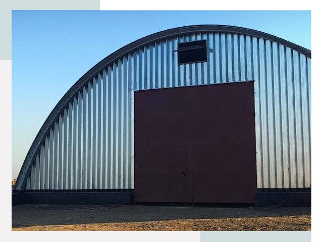 Бескаркасные ангары в Бирске