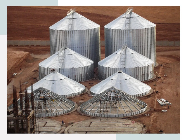 Строительство зерновых силосов в Бирске