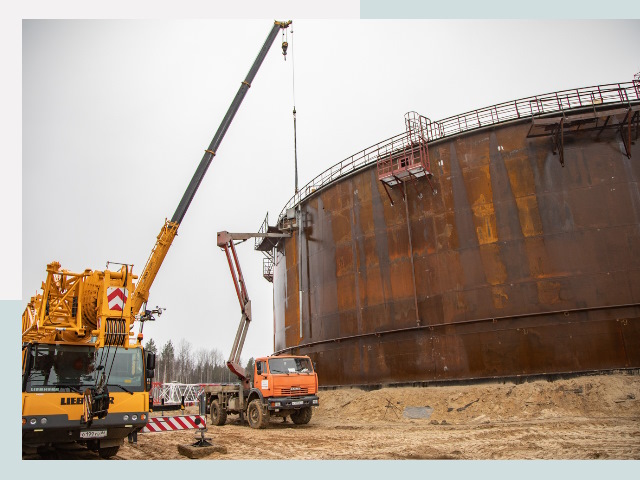 Монтаж резервуаров в Бирске от 624 руб. за м³