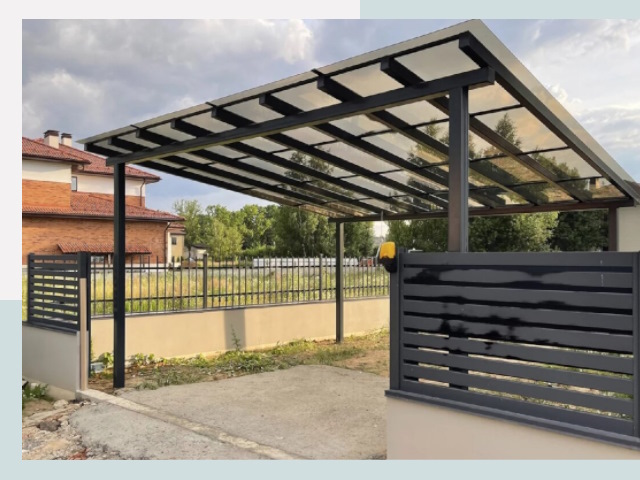 Металлические навесы в Бирск от 624 руб. за м²