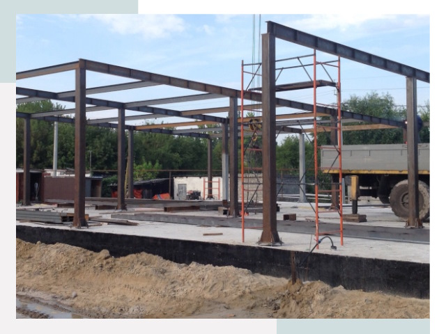 Фундамент для ангаров в Бирске